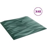  Zidni paneli 48 kom zeleni 50x50 cm XPS 12 m² uzorak kamena | shoptok.hr