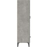  Visoka omarica betonsko siva 70x31x115 cm konstruiran les, (20654497) | Shoptok.si
