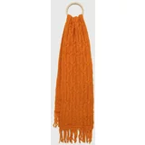 United Colors Of Benetton Kratki šal s primjesom vune boja: narančasta, jednobojni model