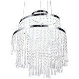 Tri O LED viseča svetilka v srebrni barvi ø 38 cm Pomp – | Shoptok.si