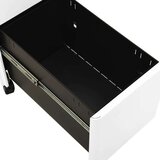 vidaXL Premična omara za dokumente bela 30x45x59 cm jeklo | Shoptok.si