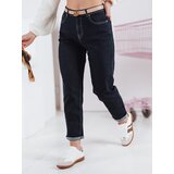 DStreet Spodnie damskie jeansowe mom fit STRAIGHTY ciemnogranatowe | shoptok.hr