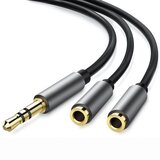 G&bl Audio Razdjelnik (Spliter) (0.2m, 3.5mm Muški na 2x 3.5mm Ženski, crni) | shoptok.hr