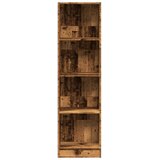  Regal za knjige boja starog drva 40x24x143 cm drveni | Eponuda.ba