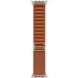 Apple Narukvica za sat Alpine Loop, 49 mm, Terracotta, Medium, Natural Titanium Finish | Eponuda.com