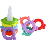 Pyramid Unicorn Puzzle 8 Circles Colorful 29cm x 14cm x 14cm | shoptok.hr