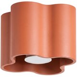 Sollux Lighting Stropna svetilka OVIO 1 rdeča okra GU10, (5000499926) | Shoptok.si