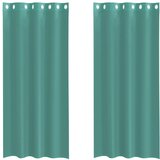 vidaXL Voile zavese z vponkami 2 kosa turkizna, (21827068) | Shoptok.si