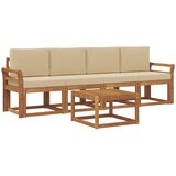  Set vanjskih sofa 5 kom. Prirodna i bež | shoptok.hr