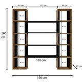 Hanah home Polica za knjige CPT6011 200 | ePonuda.com