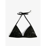 Koton Triangle Bikini Top Sequined Cene