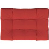  Jastuk za palete crveni 120 x 80 x 12 cm od tkanine | shoptok.hr