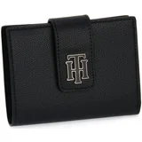 Tommy Hilfiger Denarnice BDS TH OUTLINE MED FLAP Črna