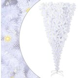  Umjetno božićno drvce s stalakom Bijelo 240 cm PVC i čelik | shoptok.hr