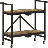  Kuhinjska kolica 87x 36 x 81 cm od masivnog obnovljenog drva | shoptok.hr