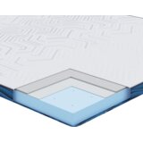 vidaXL Blazine za vzmetnice Bela in modra 140 x 190 cm | Shoptok.si