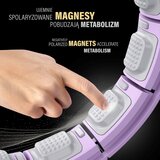 Hhm13 hula hoop ljubičasti magnetni s utegom + brojačem hms | shoptok.hr