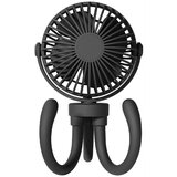 Venisymlis Ročni Prenosni Ventilator S Prilagodljivim Stojalom (Črn), Primeren Za Notranjo In Zunanjo Uporabo, (22070400) | Shoptok.si