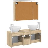 Set ormarića za kupaonicu 4 kom. Hrast sonoma Konstruirano drvo | shoptok.hr
