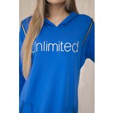 Kesi Dress with the inscription unlimited purple blue | shoptok.hr