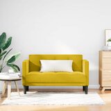  Dvosjed žuti 111 cm baršun | shoptok.hr