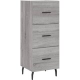  Visoka komoda siva sonome 34,5x34x180 cm od konstruiranog drva | shoptok.hr