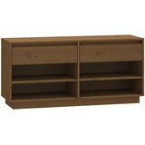 Ormarić za cipele boja meda 110x34x52 cm od masivne borovine | Eponuda.com