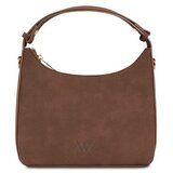 Vuch Ručna torba Nera Suede Brown, 17 x 23 cm | shoptok.hr