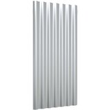 Krovni paneli 12 kom čelik obložen prahom srebrni 80x36 cm | shoptok.hr