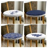 Mila Home Jastuci za sjedenje u setu 4 kom s božićnim motivom ø 40 cm Blue Christmas – | shoptok.hr