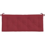  Jastuk za vrtnu klupu boja vina 120 x 50 x 7 cm tkanina Oxford | shoptok.hr