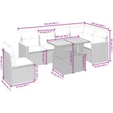  7-dijelni set vrtnih sofa sivi od poliratana | shoptok.hr