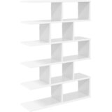 vidaXL Zidna polica Bijela 70 x 20 x 100 cm Konstruirano drvo - Bijela | shoptok.hr