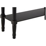 Premier Housewares Črna stranska mizica iz masivnega bora 30x80 cm Heritage – | Shoptok.si