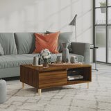vidaXL Klubska mizica rjav hrast 90x60x35 cm iverna plošča Cene