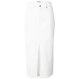 Only Suknja 'PIA' bijeli traper
