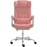  Pisarniški stol roza umetno usnje, (21378343) | Shoptok.si