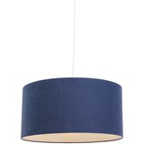 QAZQA Sodobna viseča svetilka bela s starinsko modrim odtenkom 50 cm - Combi 1 | Shoptok.si