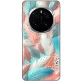  Torbica Silikonska Print za Honor Magic 7 Pro Pastel Feathers Cene
