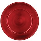 Atmosphera okrugli tanjir polipropilen d. 33 cm crvena (715850RG) | ePonuda.com