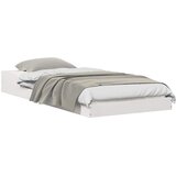  Krevetna konstrukcija Bijelo 100 x 220 cm Čvrsto borovo drvo | shoptok.hr