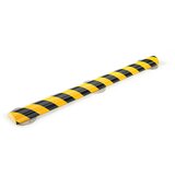 SHG zaščita površin knuffi®, z montažno letvijo, tip c+, kos 1 m, črno / rumene barve | Shoptok.si