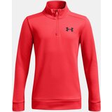 Under Armour Boys' sweatshirt UA Armour Fleece 1/4 Zip-RED - Boys Cijene