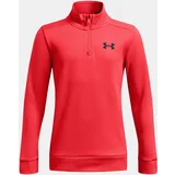 Under Armour Boys' sweatshirt UA Armour Fleece 1/4 Zip-RED - Boys