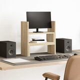 vidaXL Organizator za mizo nastavljiv sonoma hrast 42x21,5x42 cm les | Shoptok.si