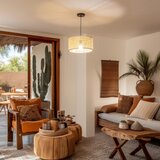  Brilagi - LED luster na sajli CERIA BOHO 1xE27/40W/230V prečnik 40 cm bambus | Eponuda.com