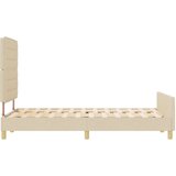  Krem Postelja 160x200 cm Iz Tkanine, (22049349) | Shoptok.si