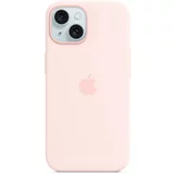 Apple IPHONE 15 SILICONE CASE MAGSAFE LIGHT PINK