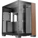 C8 Wood Full Tower Black, Wood