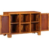 vidaXL Bivak Multicolor 90x35x60 Masivni les Akacija | Shoptok.si